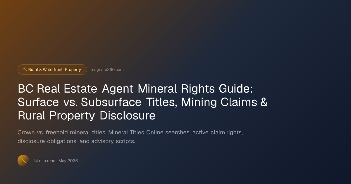 BC Realtor Mineral Rights Guide: Surface vs. Subsurface Titles, Mining ...